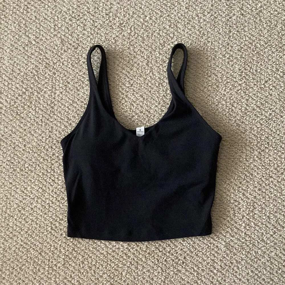 Lululemon Align Tank Black Size 4 Nulu Original Version 2020 Thin Strap Like New